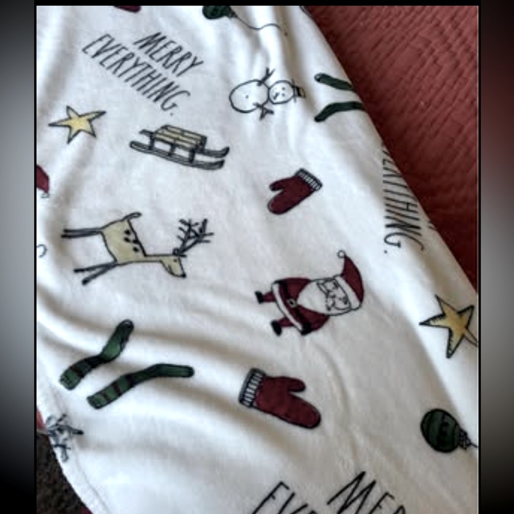 Rae Dunn Christmas blanket